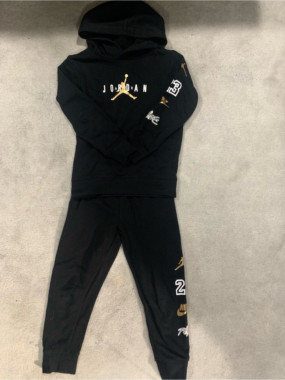 Boys Air Jordan Hoodie and Jogger Set